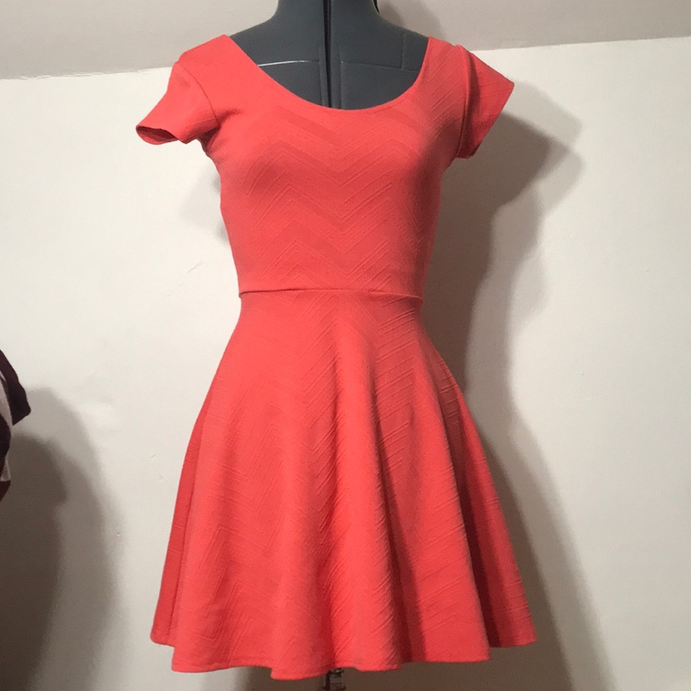 Pink mini dress
